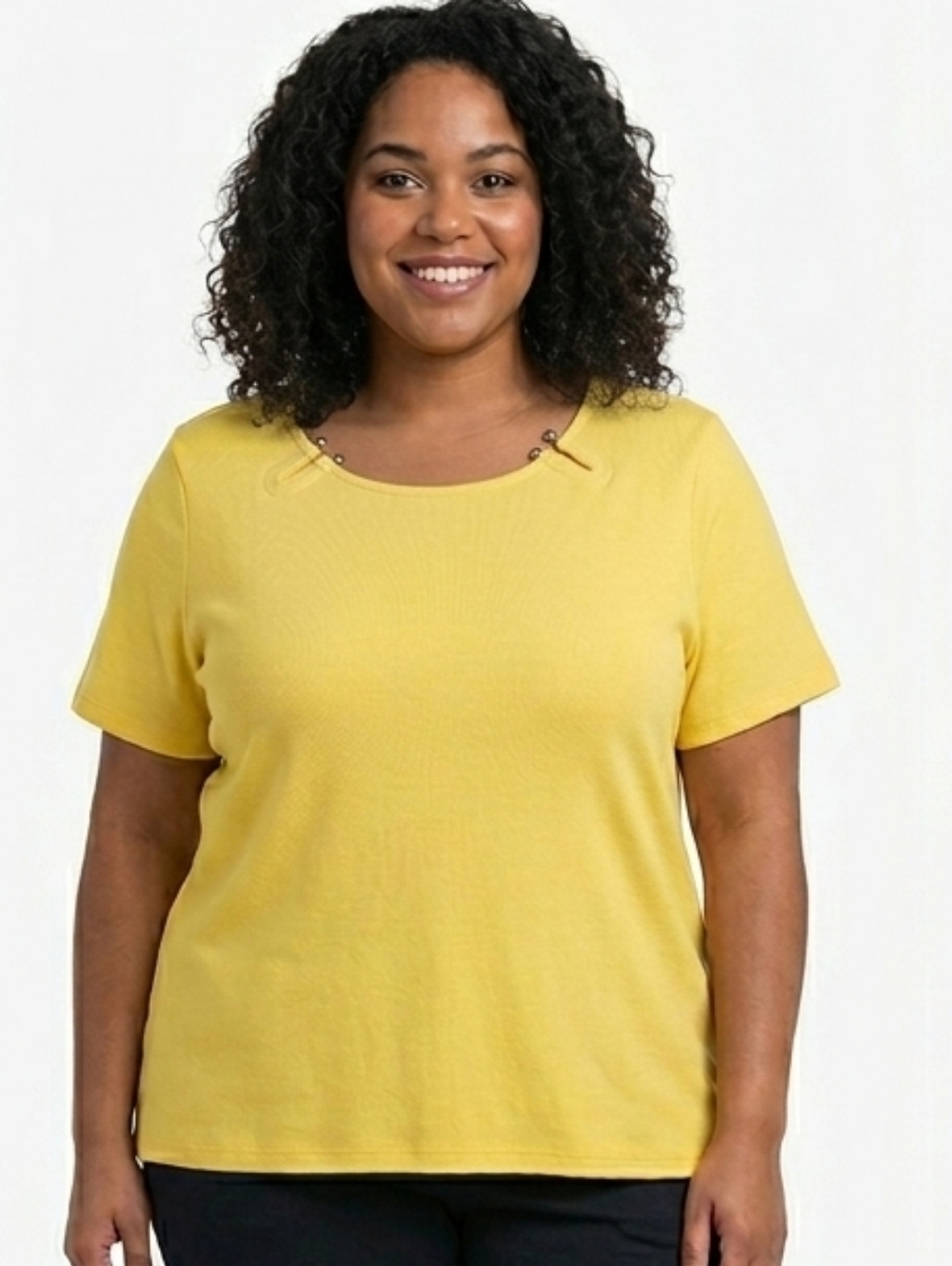 NWT Rafaella Yellow Top (Runs Small)